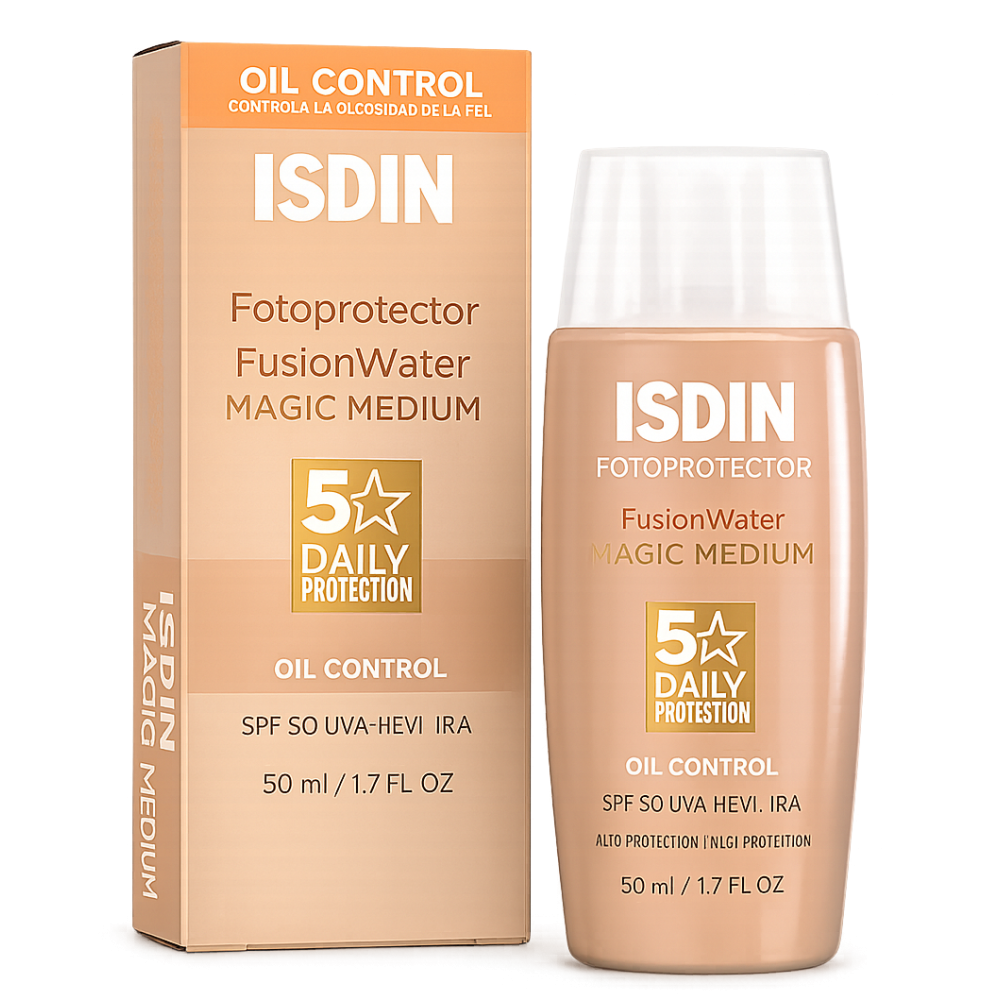 ISDIN FOTO FUSION WATER MAGIC COLOR MEDIUM SPF50 X 50ML