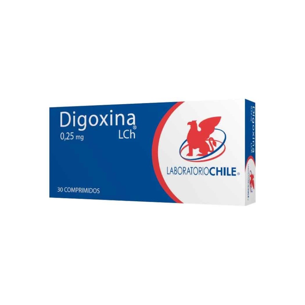 Digoxina (R) 0.25mg 30 Comprimidos