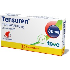 Tensuren (B) Telmisartán 80mg 30 Comprimidos
