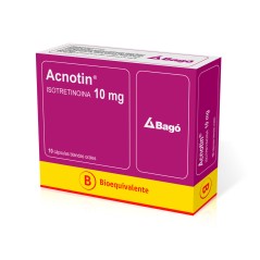 Acnotin (B) Isotretinoina 10mg 30 Cápsulas Blandas