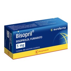 Bisopril Bisoprolol 5mg 30 Comprimidos Recubiertos