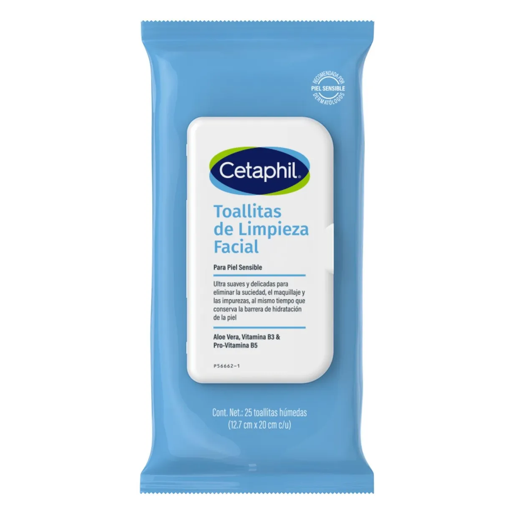 CETAPHIL LIMPIEZA FACIAL TOALLA X 25
