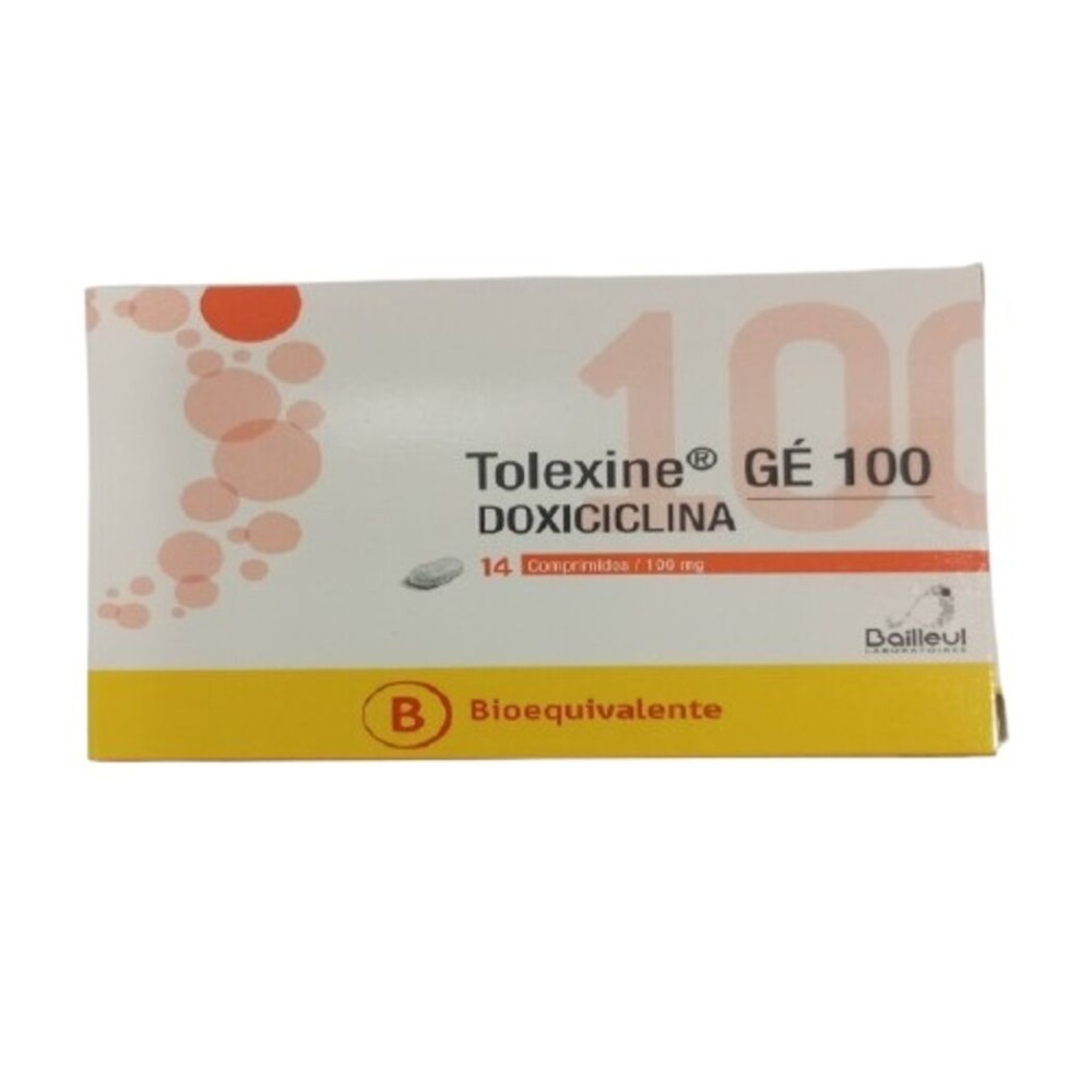 Tolexine GÉ (B) Doxiciclina 100mg 14 Comprimidos