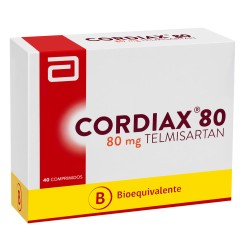 Cordiax 80 (B) Telmisartán 80mg 40 Comprimidos