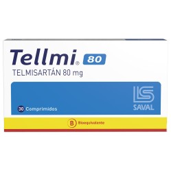 Tellmi (B) Telmisartán 80mg 30 Comprimidos