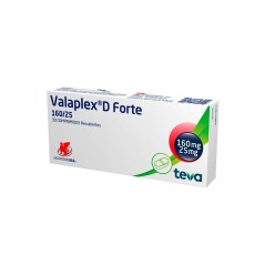 Valaplex D Forte Valsartán 160/25 30 Comprimidos Recubiertos