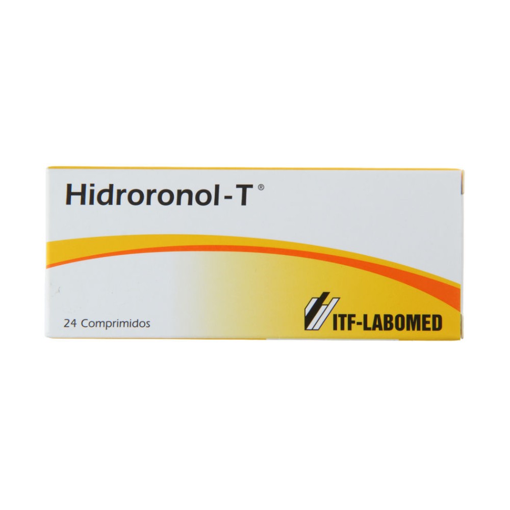 Hidroronol-T Hidroclorotiazida / Triamtereno 24 Comprimidos