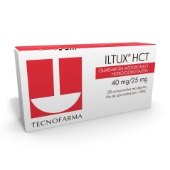 Iltux HCT Olmesartán / Hidroclorotiazida 40mg/25mg 28 Comprimidos Recubiertos