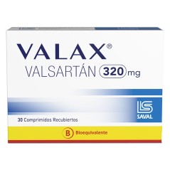 Valax (B) Valsartan 320mg 30 Comprimidos Recubiertos