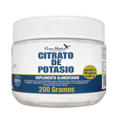 CITRATO DE POTASIO POLVO X 200 GR GREEN MED