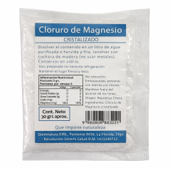 CLORURO DE MAGNESIO SBR X 30 GR (CAJ X 25) QUIMNATURA