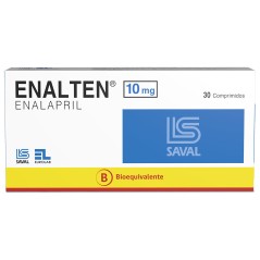 Enalten (B) Enalapril 10mg 30 Comprimidos