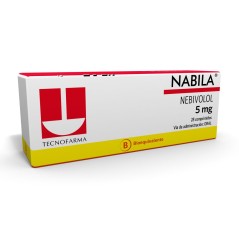 Nabila (B) Nebivolol 5mg 28 Comprimidos