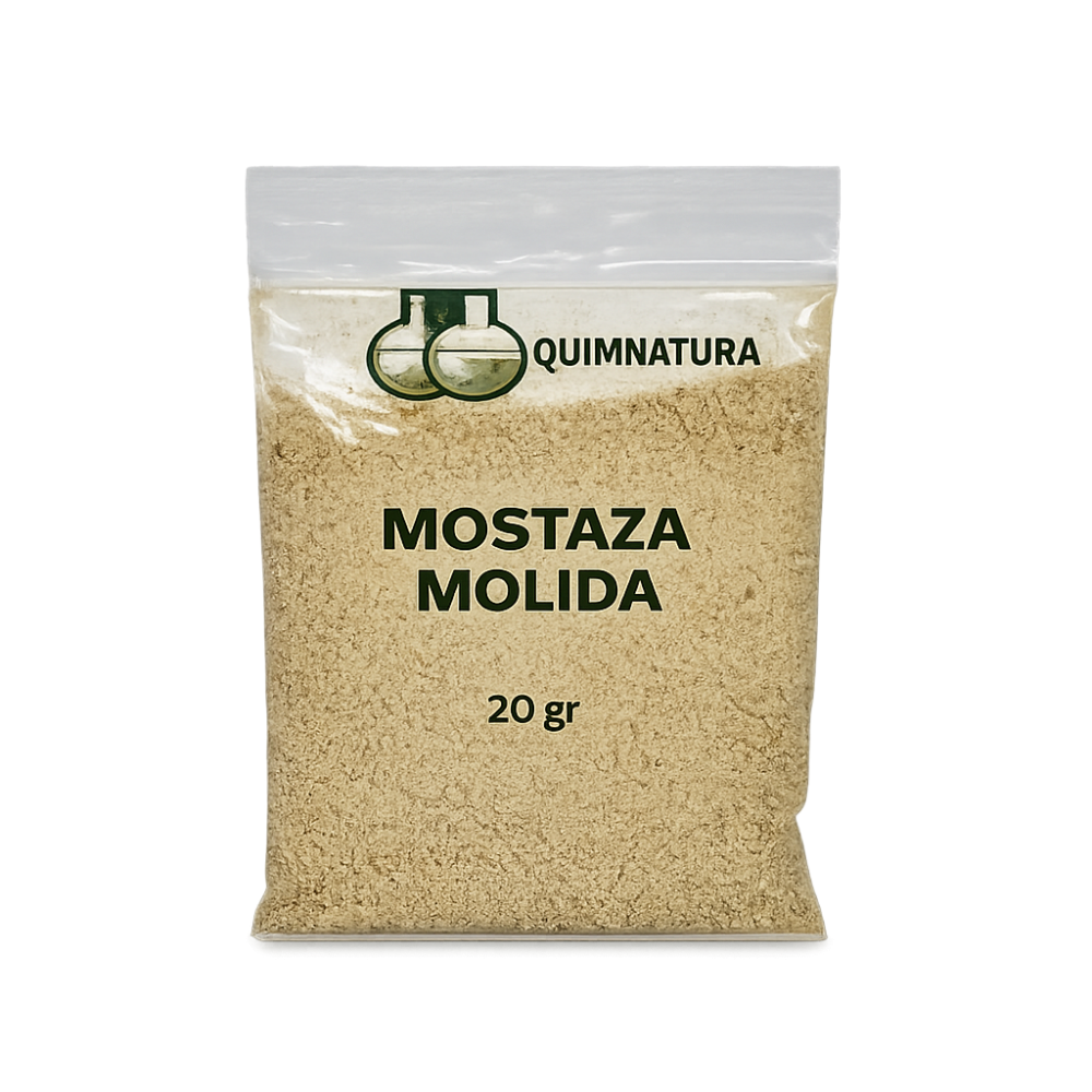MOSTAZA MOLIDA X 20 GR (CAJ X 25) QUIMNATURA