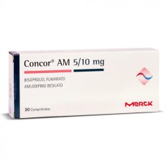 Concor AM Bisoprolol / Amlodipino 30 Comprimidos