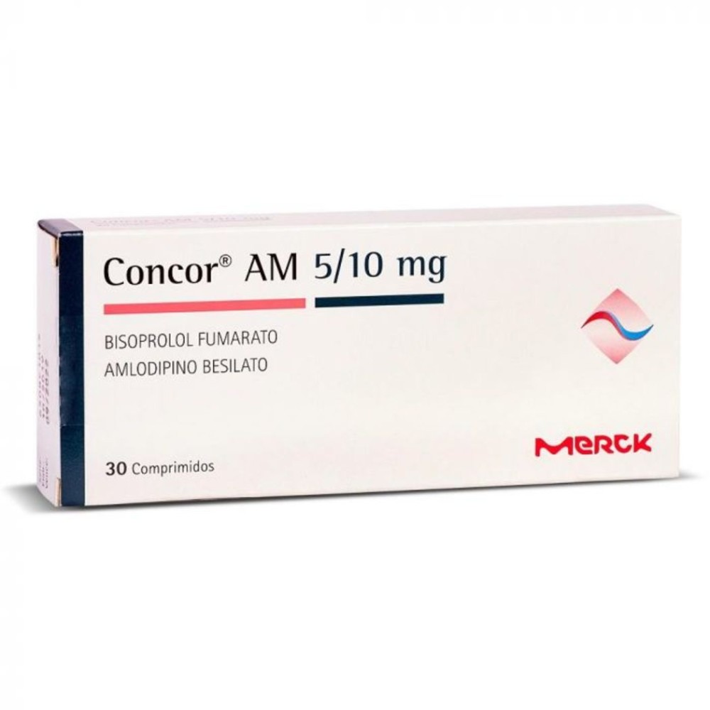 Concor AM Bisoprolol / Amlodipino 30 Comprimidos