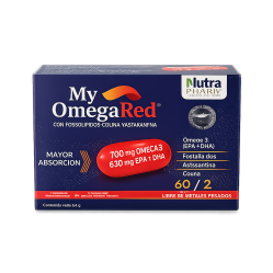 MY OMEGARED CAP 700 MG/630 EPA + DHA X 60 NUTRAPHARM