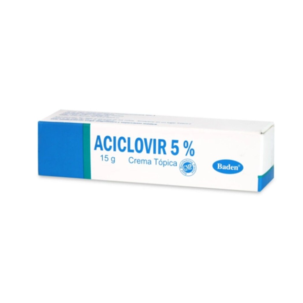 Aciclovir 5% Crema Tópica 15g