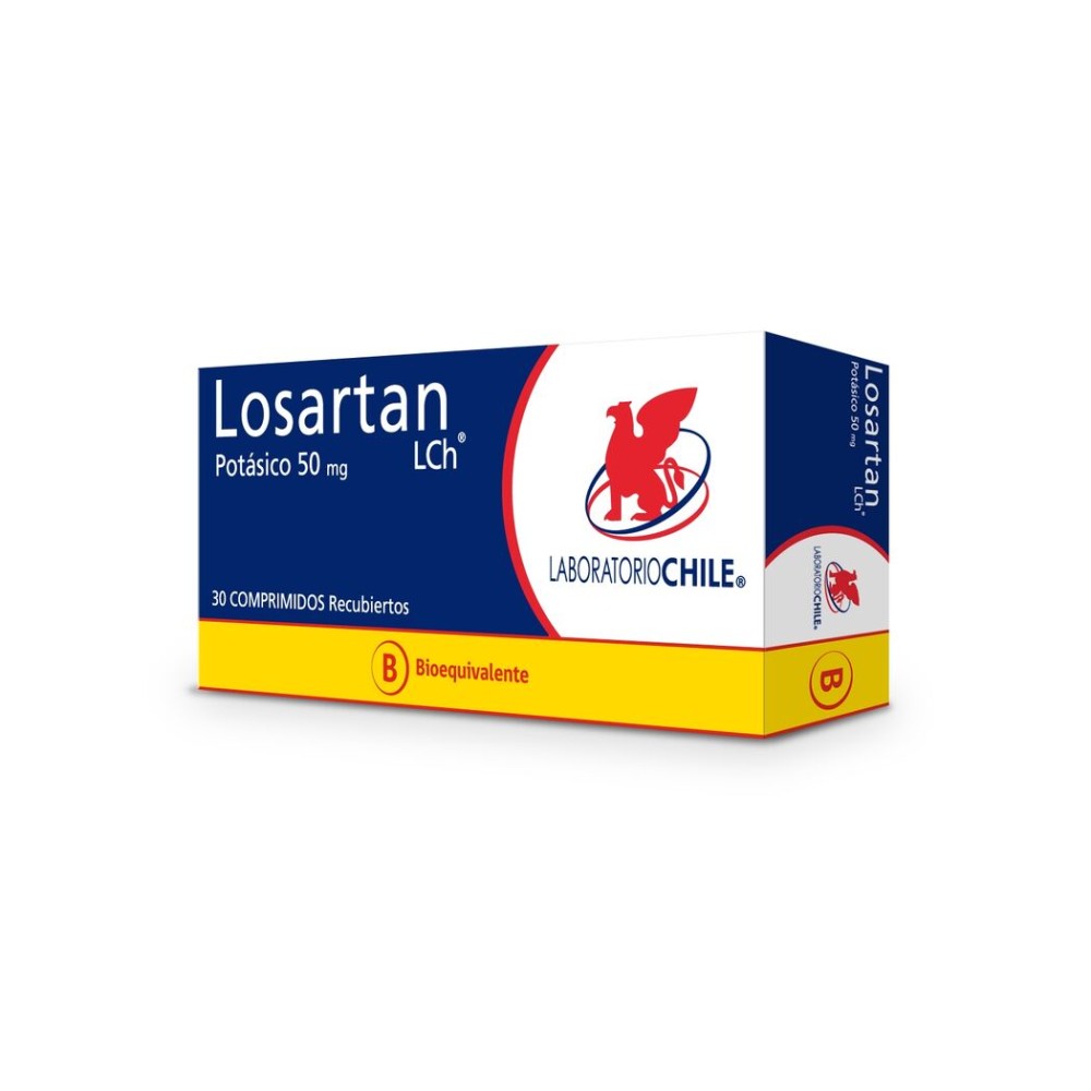 Losartan (B) 50mg 30 Comprimidos Recubiertos