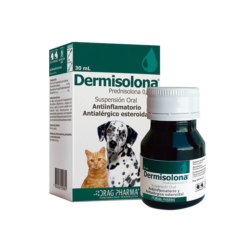 Dermisolona Antialérgico Para Perros y Gatos 30ml