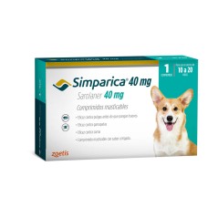 Simparica 40mg Comprimidos Masticables Anti Pulgas Para Perros