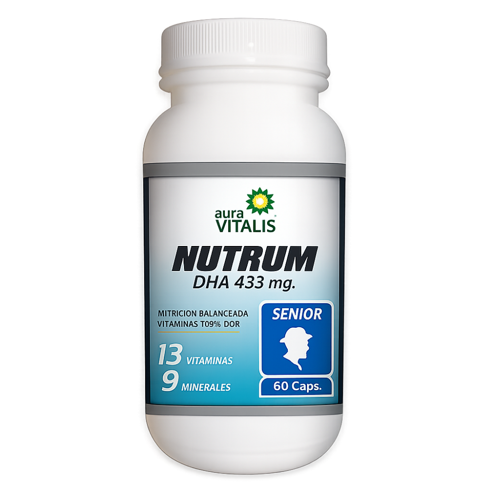 NUTRUM SENIOR CAP 433 MG X 60 AURA
