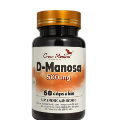 D-MANOSA 500 MG CAP X 60 GREEN MEDICAL