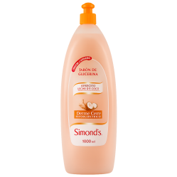 SIMONDS JAB LIQ DERMO LECHE COCO HIPOA X 1 L