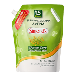 SIMONDS JABON DERMO AVENA DOYPACK X 1,5 L