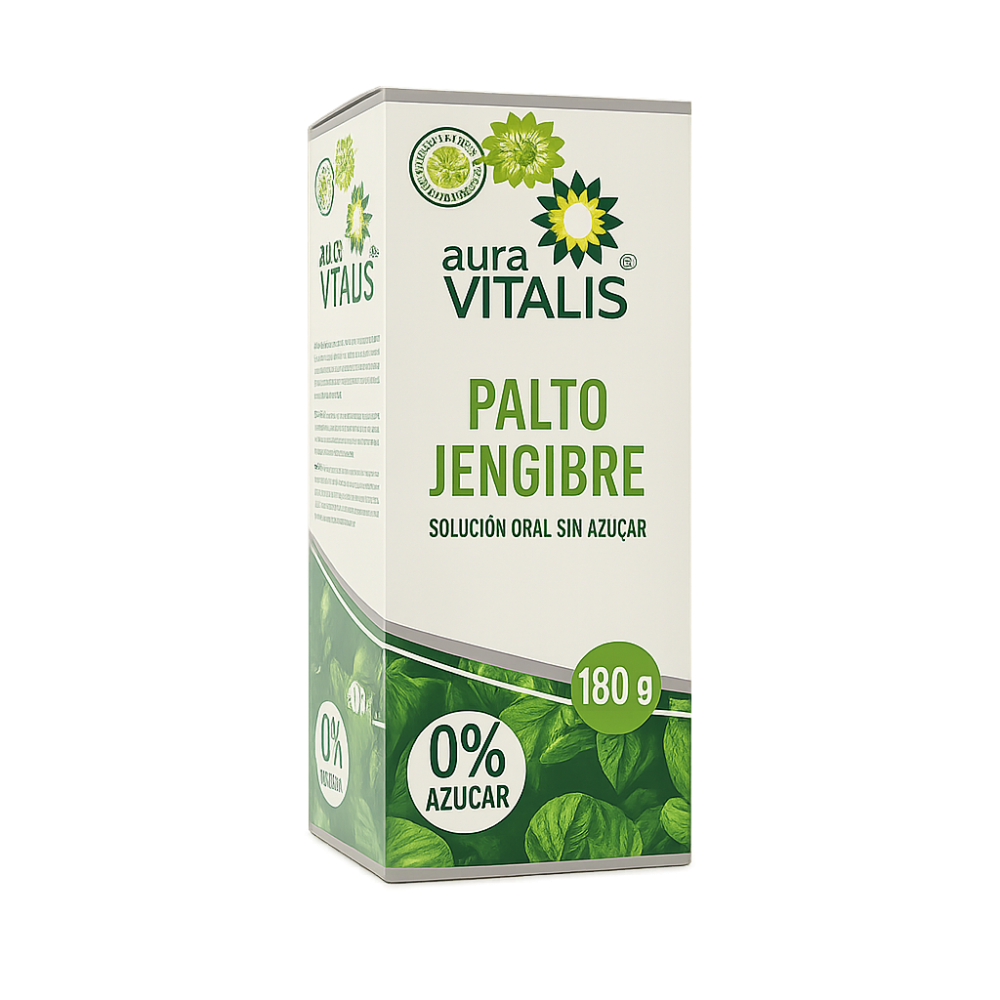 PALTO JENGIBRE SIN AZUCAR JBE X 180 GR AURAVITALIS