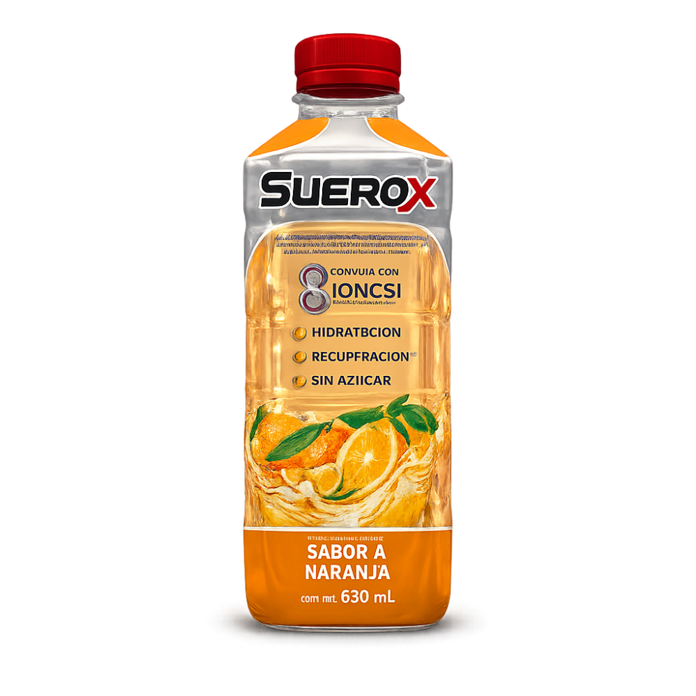 SUEROX NARANJA S/AZ X 630 ML
