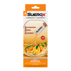 SUEROX POLVO NARANJA BEBIDA 20 GR X 4 UND