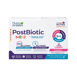 PROBIOTICO MINI COM MASTICABL X 30 UND NUTRAPHARM