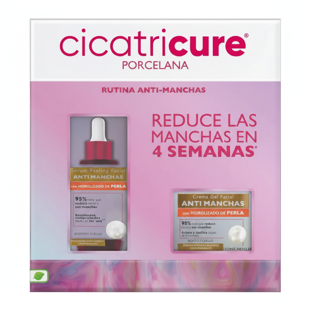 CICATRICURE PORCELANA SERUM PEELING X 30 ML + PORCELANA CREMA GEL X 50 GR