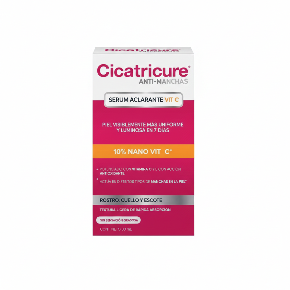 CICATRICURE SERUM ACLARANTE VTAMINA C X 30 ML