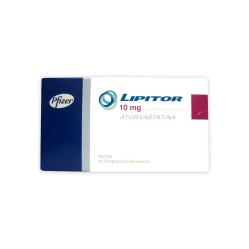 Lipitor (R) Atorvastatina 10mg 30 Comprimidos Recubiertos  PRECIO UN MEDIDA $817
