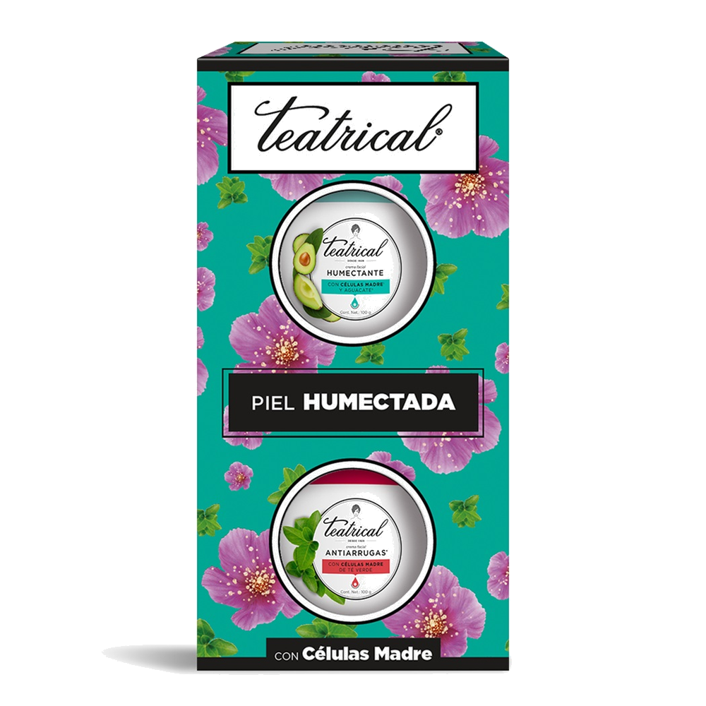TEATRICAL CREMA HUMECTANTE X 100 GR + CREMA ANTIARRUGAS X 100 GR