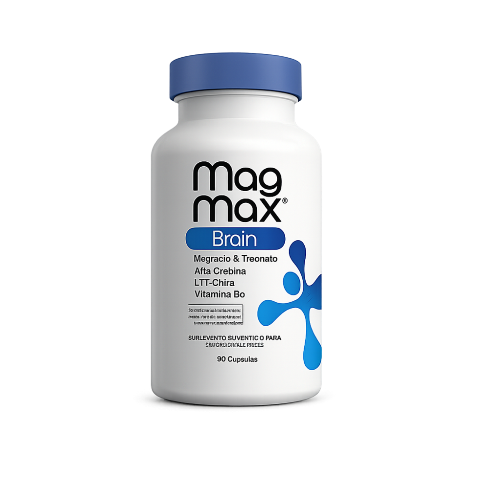 MAG MAX BRAIN  CAP X 60 (MAGNESIO TRIPTOFANO VIT B6 ASTAXANTINA)