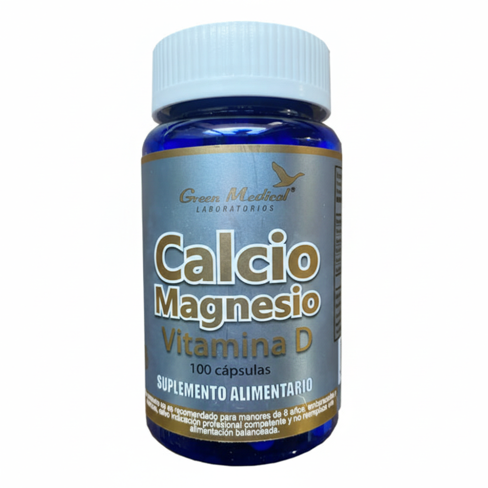 CALCIO MAGNESIO VIT D3 CAP X 100 GREEN MED
