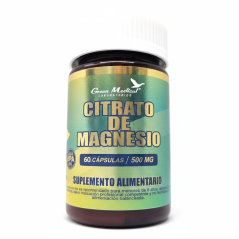 CITRATO DE MAGNESIO CAP 500 MG X 120 GREEN MED