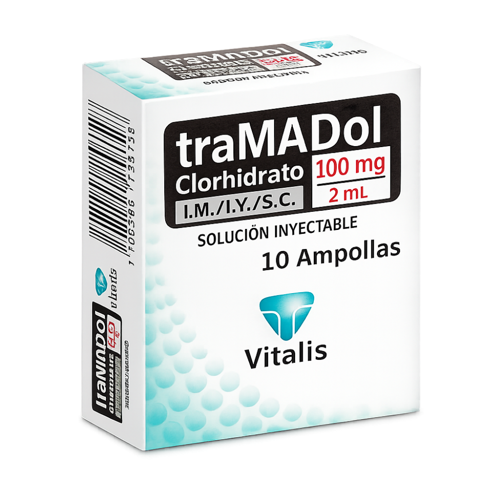 TRAMADOL AMP 100 MG/2 ML X 10 VITALIS