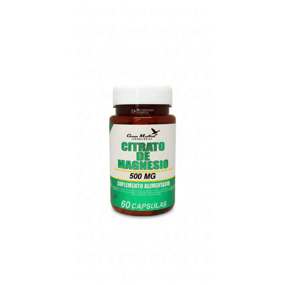 CITRATO DE MAGNESIO CAP 500 MG X 60 GREEN MED