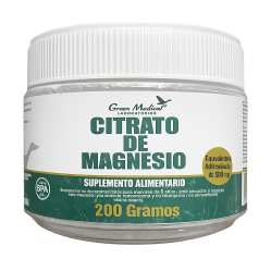 CITRATO DE MAGNESIO POLVO X 200 GR GREEN MED