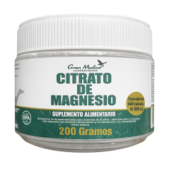 CITRATO DE MAGNESIO POLVO X 200 GR GREEN MED