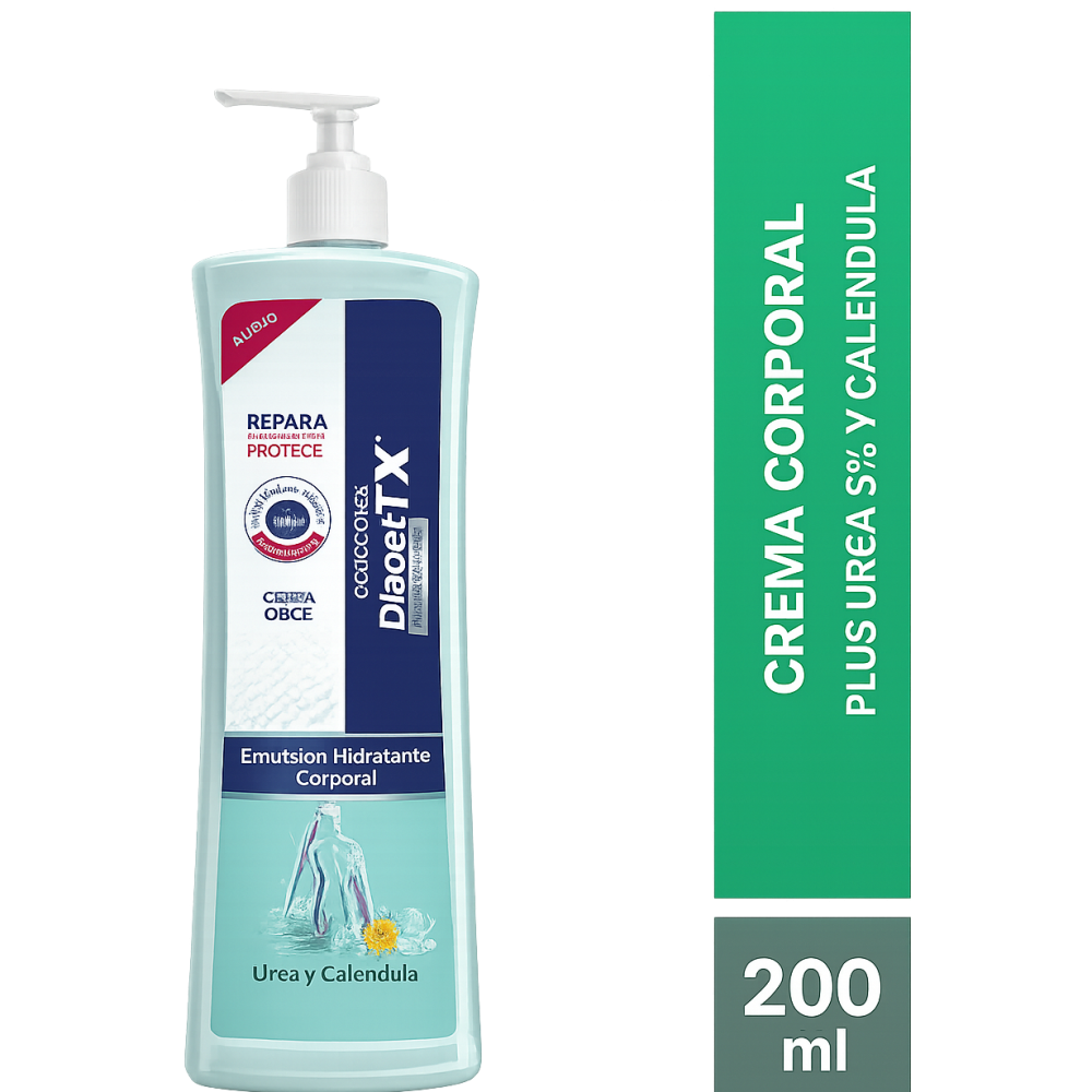 GOICOECHEA DIABET TX PLUS CREMA 5 % UREA Y CALENDULA X 200 ML