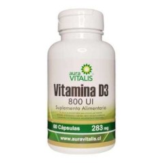 VITAMINA D3 CAP 800 UI X 60 AURA