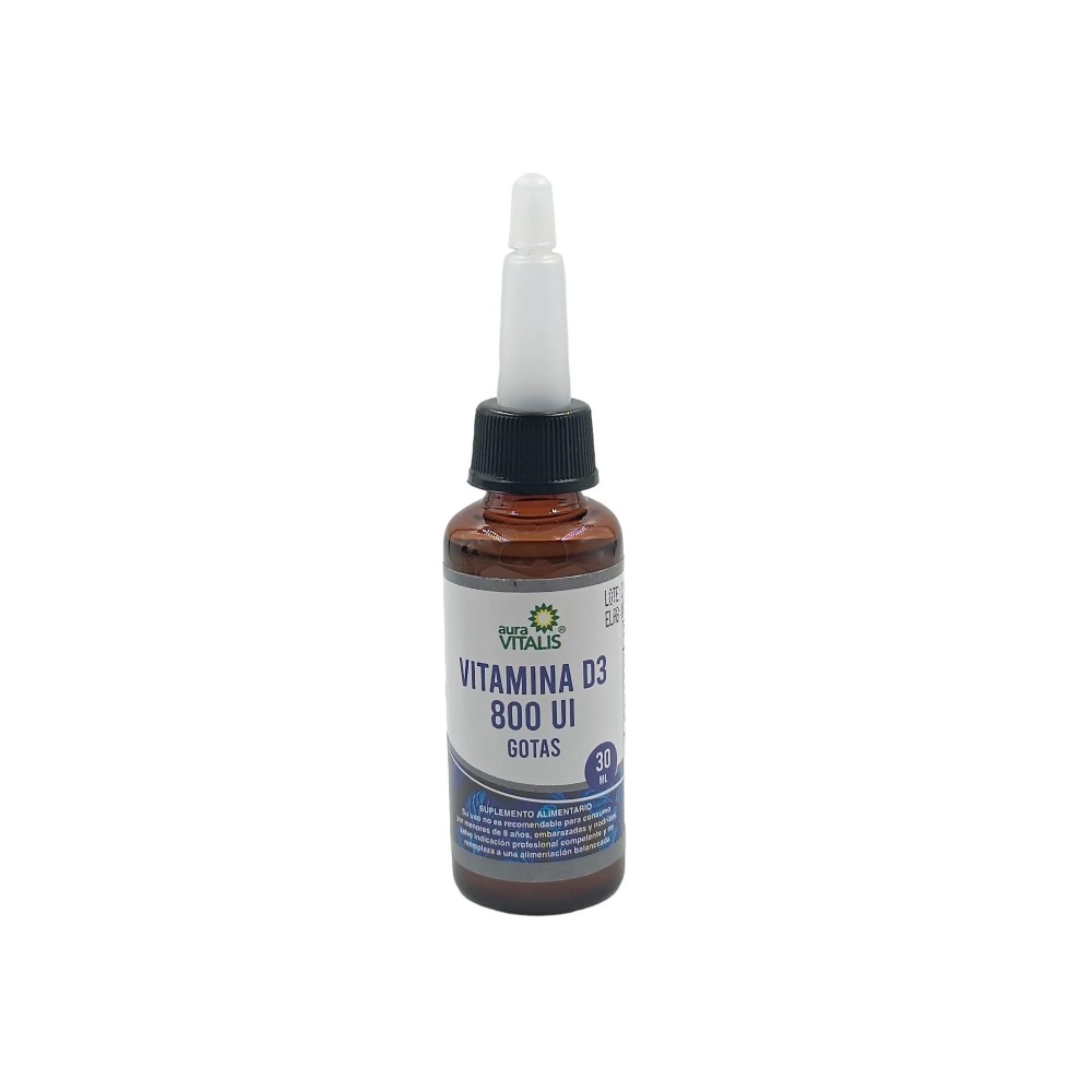 VITAMINA D3 GOTAS 800 UI X 30 ML AURAVITALIS
