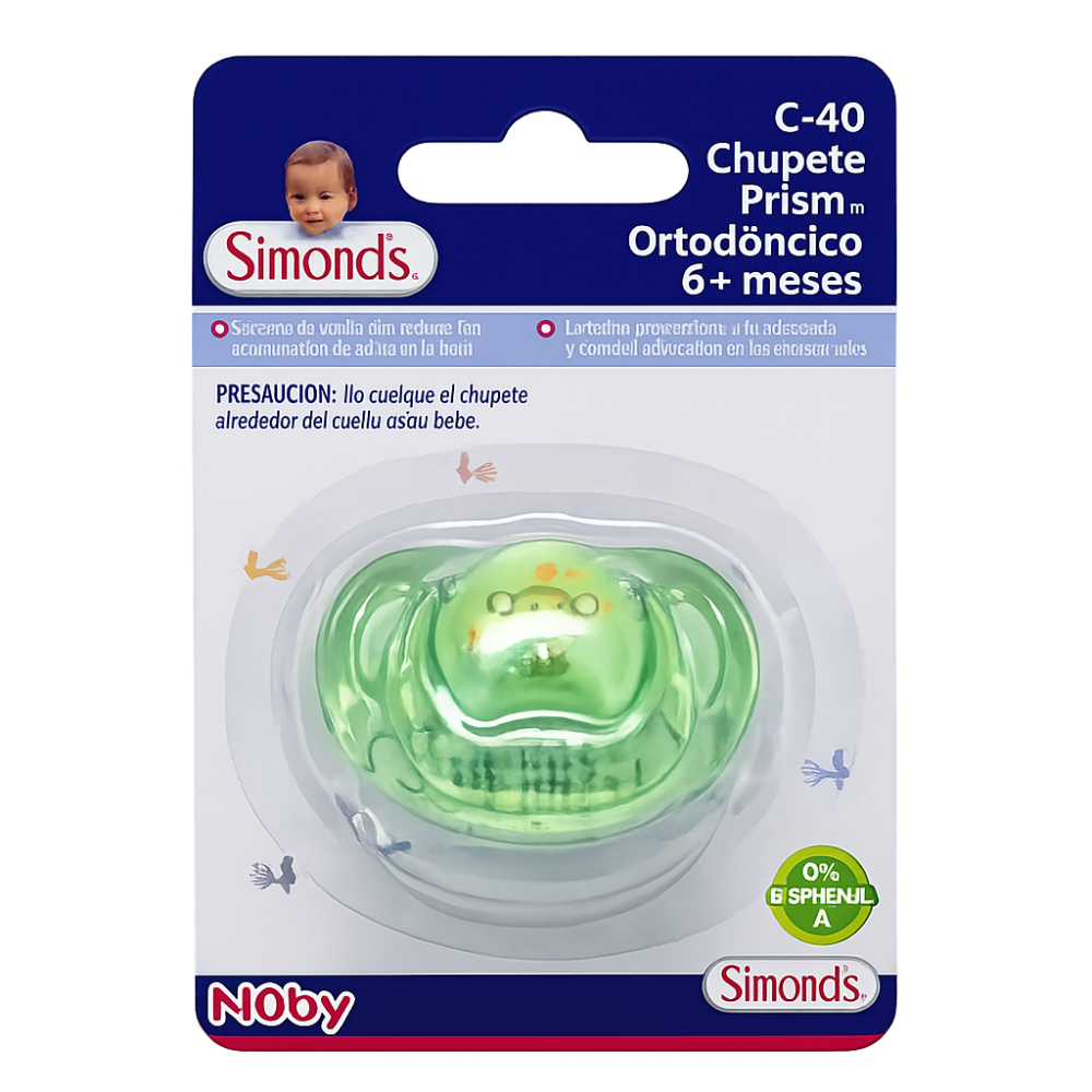 SIMONDS CHUPETE PRIMA ORTODONCICO SILICONA + 6 MESES