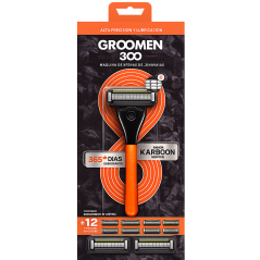 GROOMEN 300 MAQUINA AFEITAR DISPLAY X 12 UND