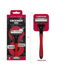 GROOMEN 500 MAQUINA AFEITAR + 1 CARTUCHO